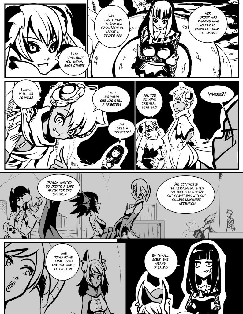 Monster girls on tour - Episode 542, Page 1: Page 542